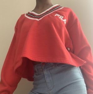 Cropped Fila long sleeve